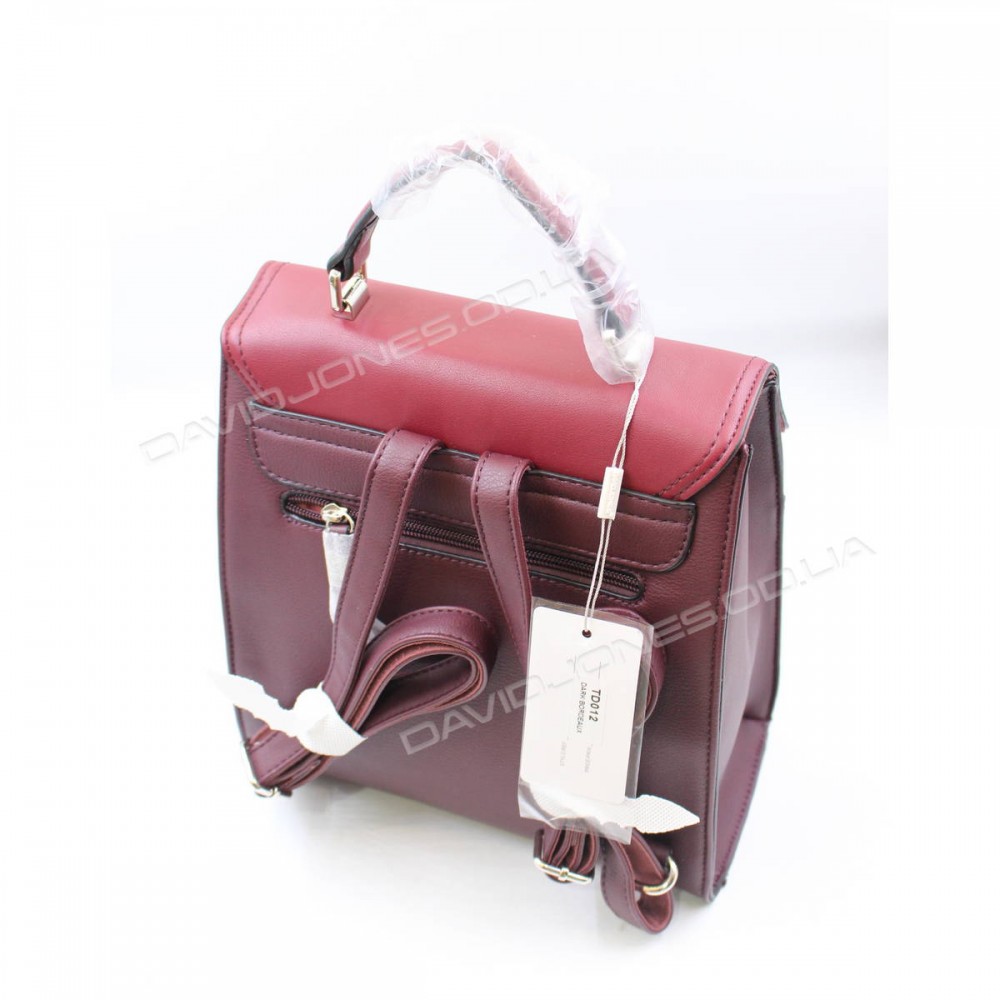 Женский рюкзак TD012 dark bordeaux