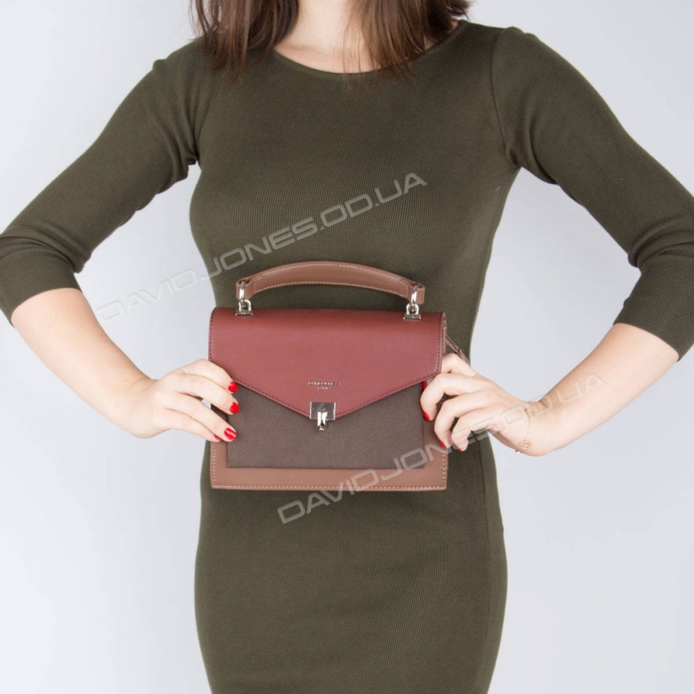 Клатч CM5363T bordeaux-taupe Клатч CM5363T bordeaux-taupe