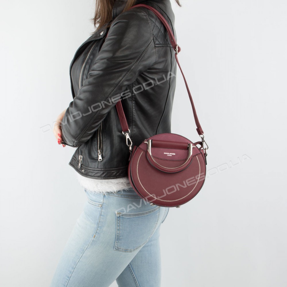 Клатч TD009 dark bordeaux