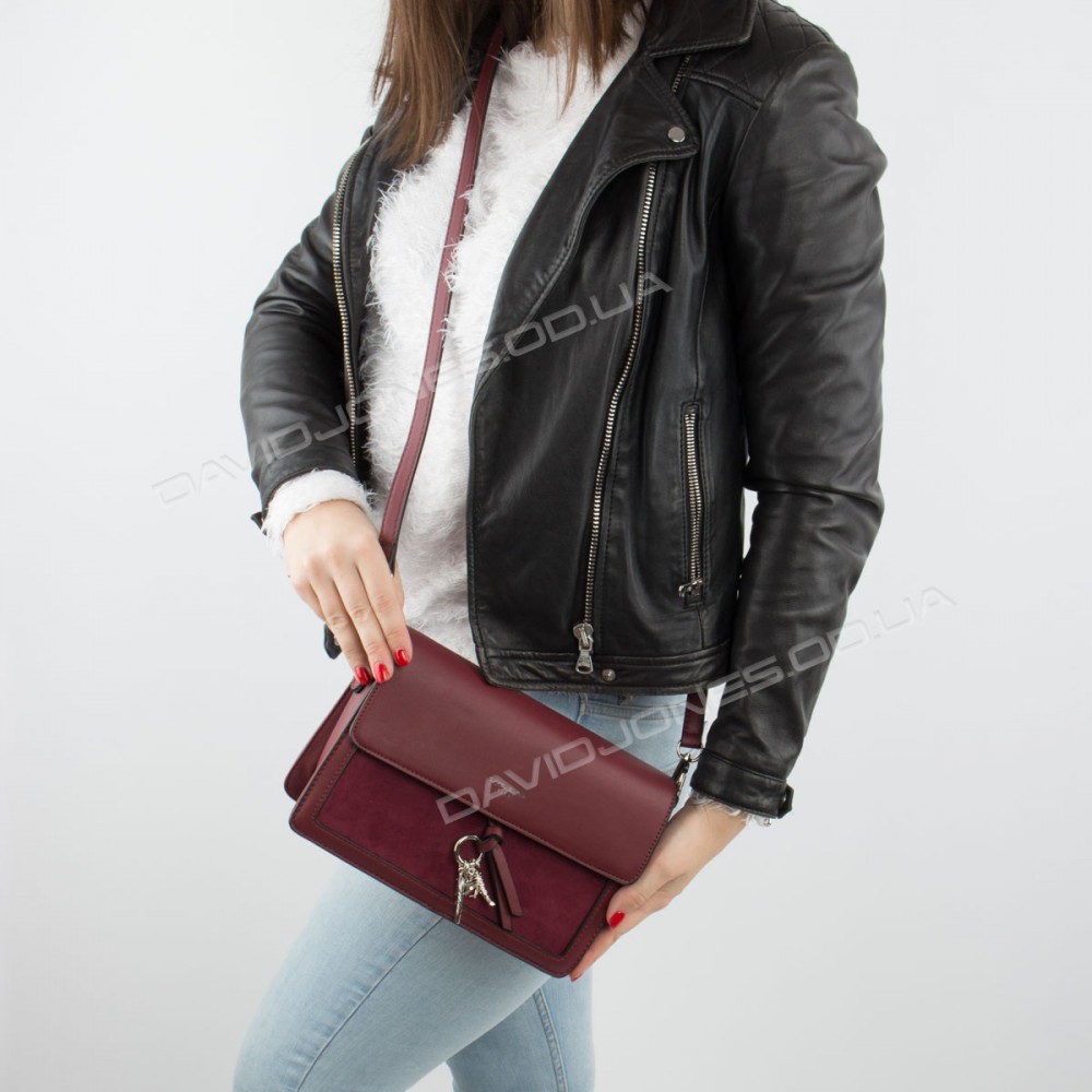 Клатч TD008 dark bordeaux