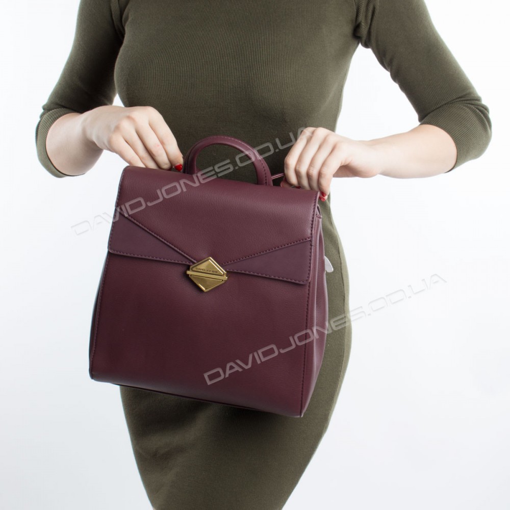 Жіночий рюкзак 6143-2T dark bordeaux
