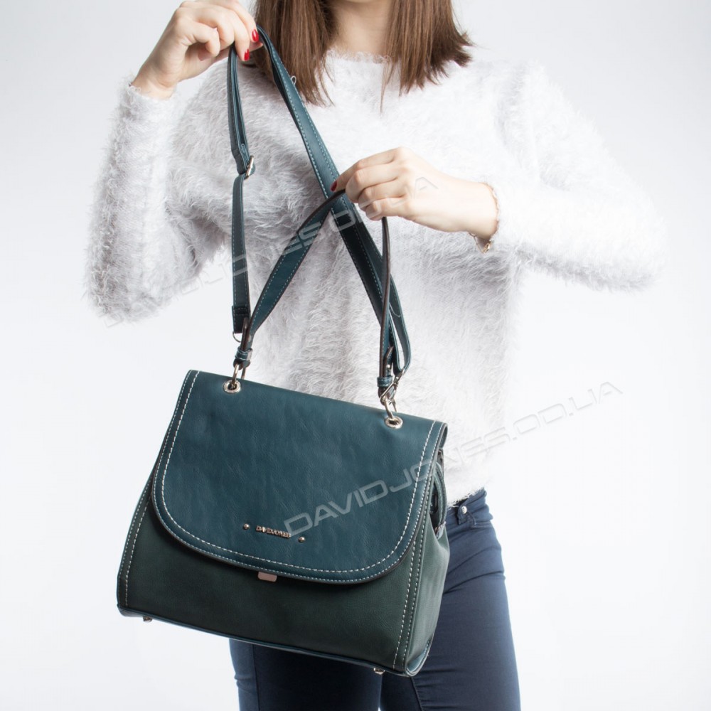 Жіноча сумка CM5464T dark green Жіноча сумка CM5464T dark green