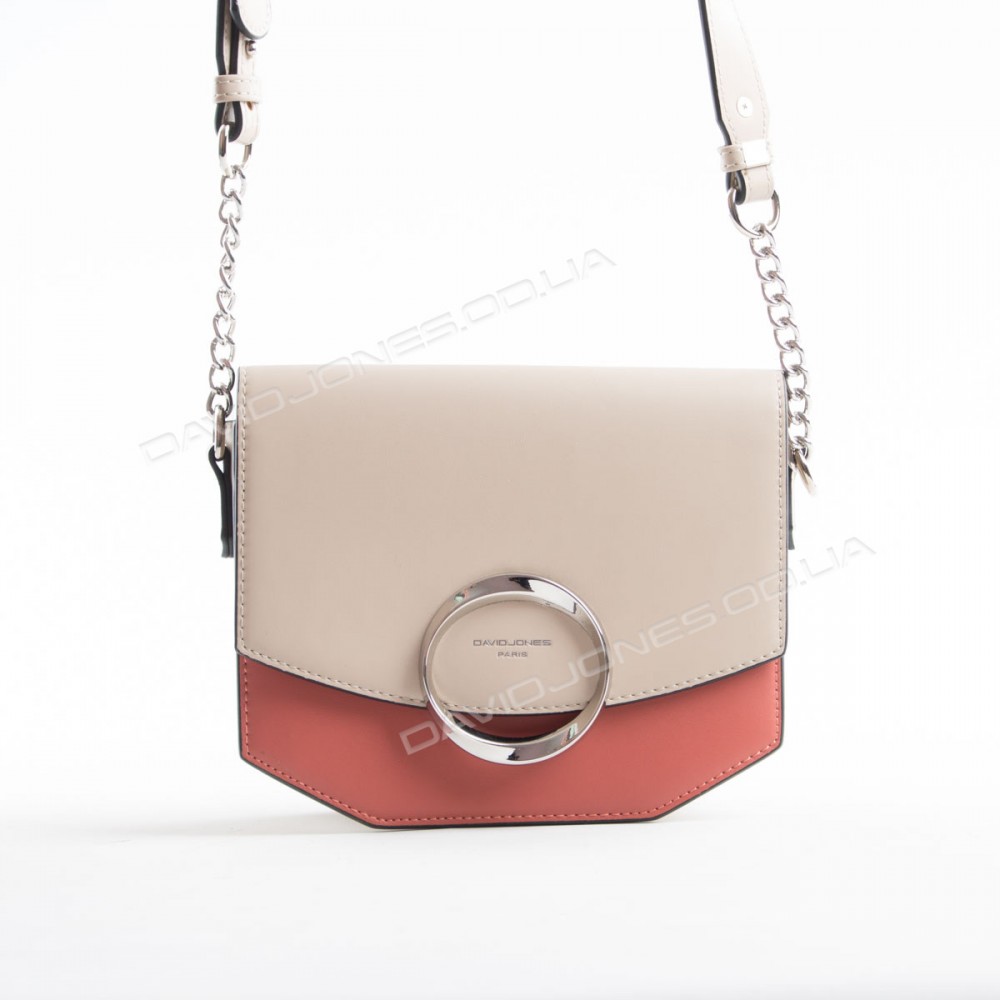 Клатч 6228-2 light camel-brick red