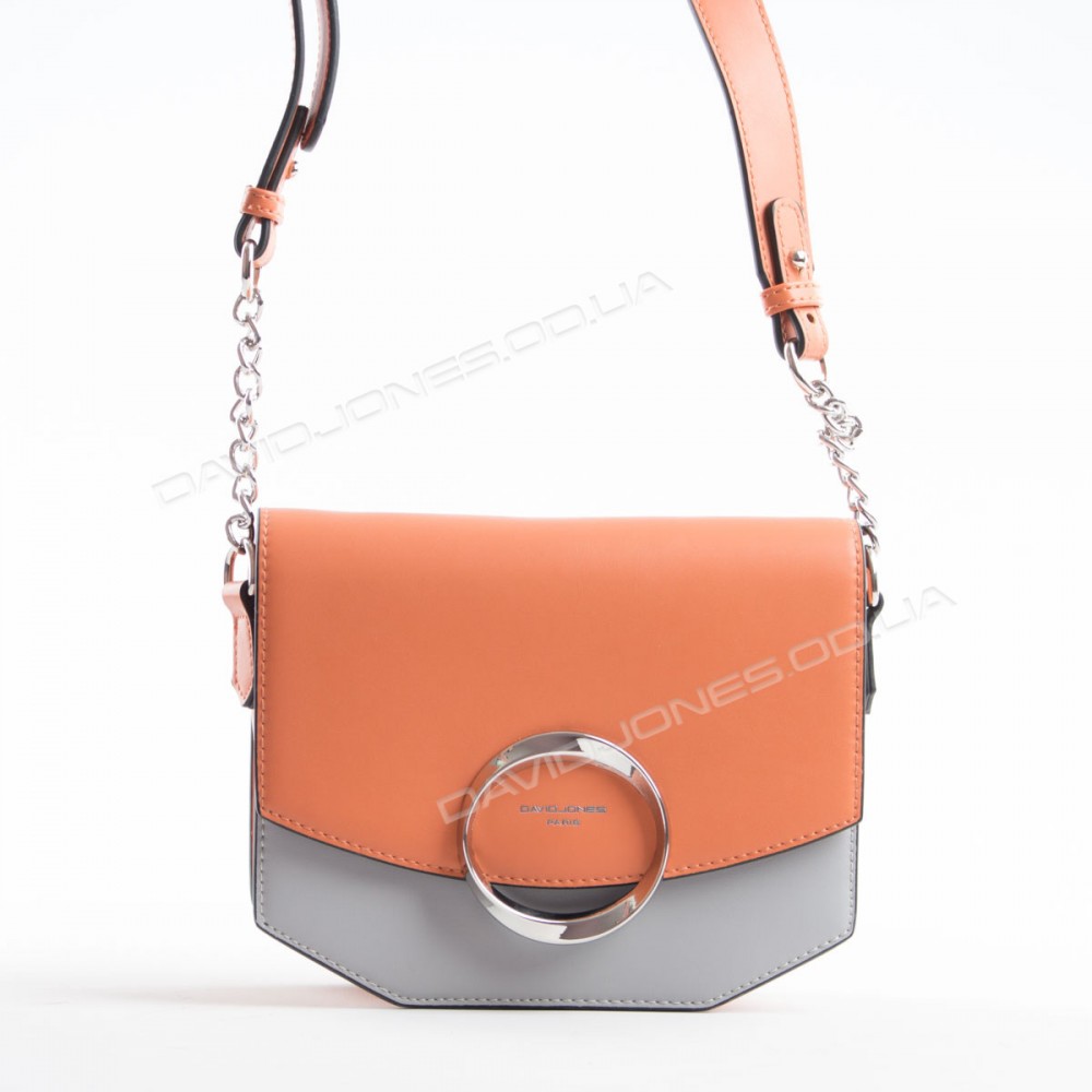 Клатч 6228-2 orange-light gray