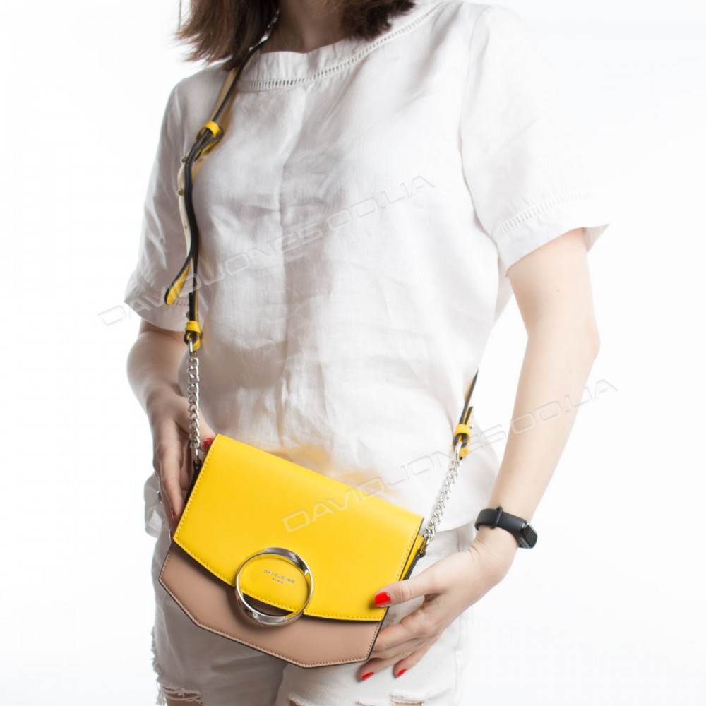 Клатч 6228-2 yellow-camel