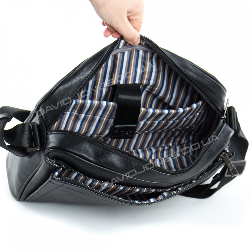 Чоловічий портфель 686602 black Чоловічий портфель 686602 black