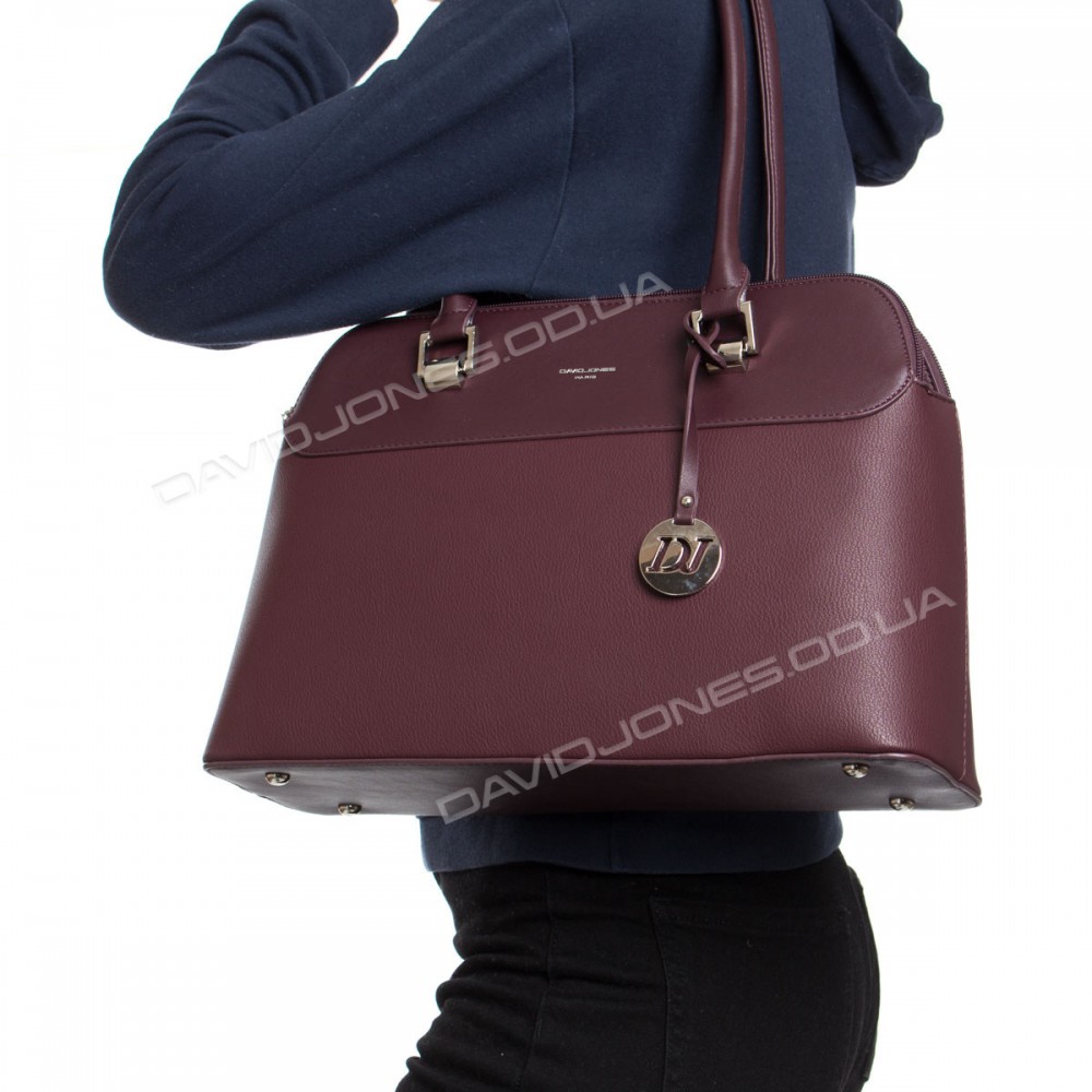 Жіноча сумка 5617-2T dark bordeaux