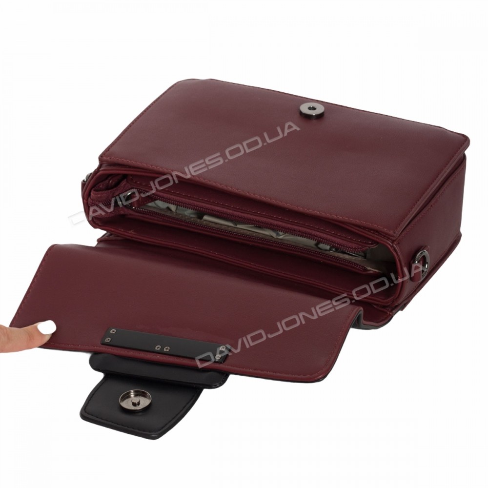 Клатч CM3917T dark red-black Клатч CM3917T dark red-black