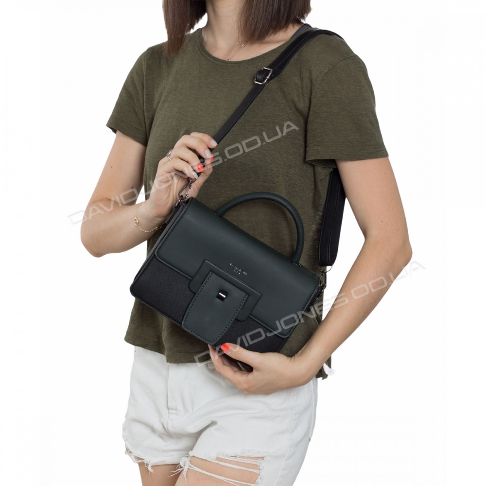 Клатч CM3917T black-dark green Клатч CM3917T black-dark green