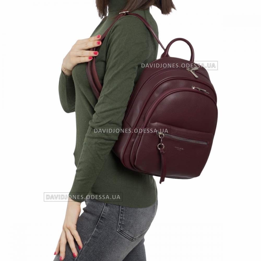 Женский рюкзак 6418-2T dark bordeaux